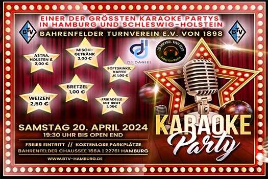 Mehr über den Artikel erfahren Einer der größsten Karaoke Partys in Hamburg und Schleswig Holstein