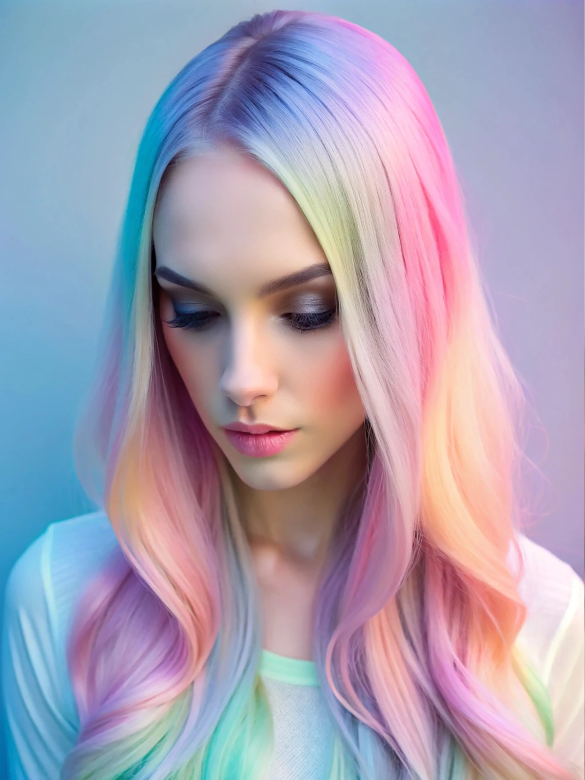 woman-with-rainbow-hair