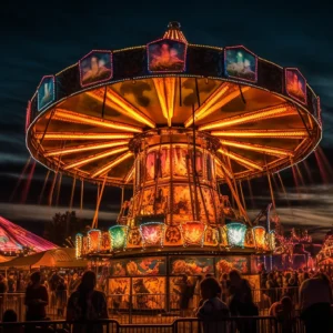 Jahrmarkt-Hintergrundbild