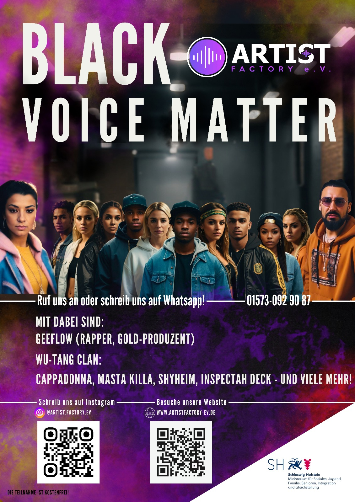 Black Voice Matter Flyer