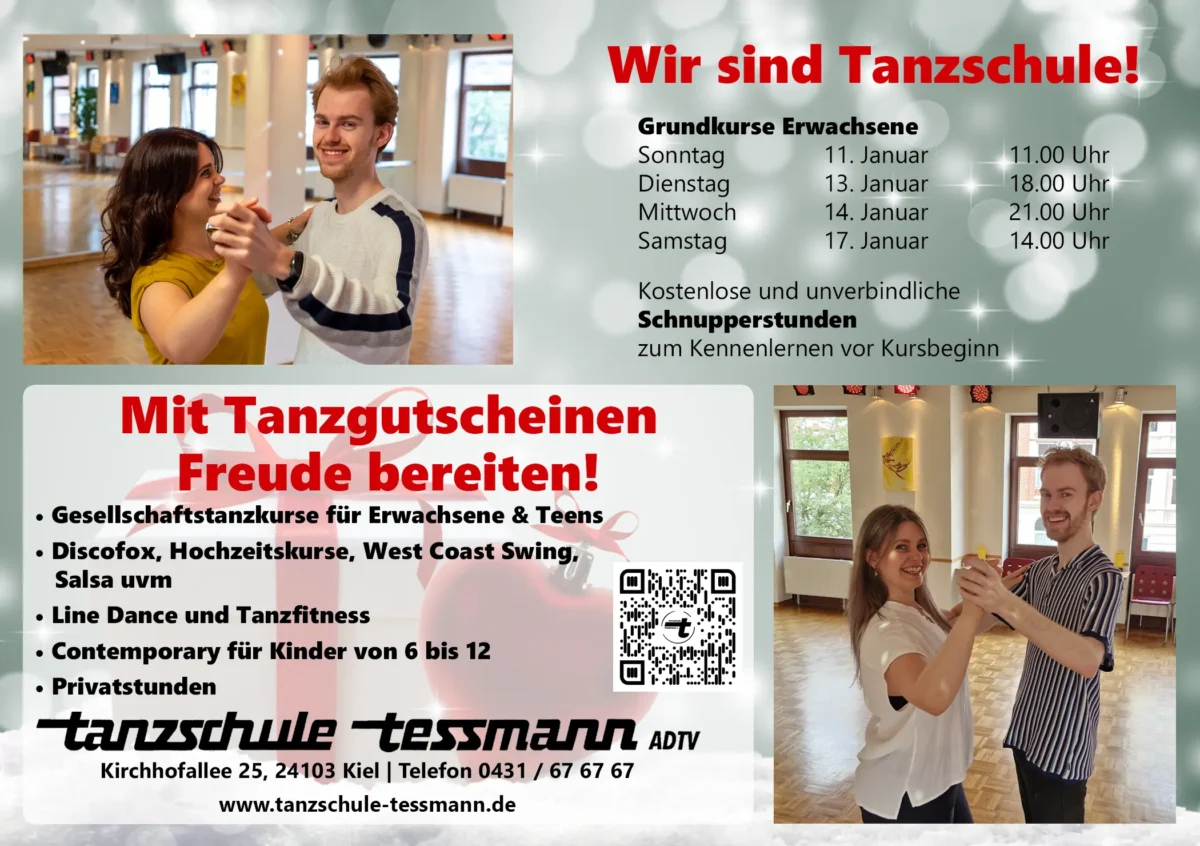 Werbeanzeige modern Weihnachten