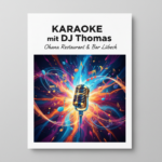 FireflyGemini FlashKaraoke mit DJ Thomas Ohana Restaurant Bar Lübeck bitte nur als Plakat ohne Mensc 114567 | NORDISCH LIFESTYLE Magazin Firefly Gemini Flash Karaoke mit DJ Thomas Ohana Restaurant Bar Lübeck bitte nur als Plakat ohne Mensc 114567