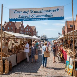 Firefly_🌊 Lust auf Kunsthandwerk LübeckTravemünde Fährplatz 1 Vorderreihe 21 A 2026 🌊e 362492