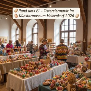 Firefly🥚 Rund ums Ei Ostereiermarkt im Künstlermuseum Heikendorf 2026 🥚 erstelle ein Fot 362492 | NORDISCH LIFESTYLE Magazin Firefly 🥚 Rund ums Ei Ostereiermarkt im Künstlermuseum Heikendorf 2026 🥚 erstelle ein Fot 362492