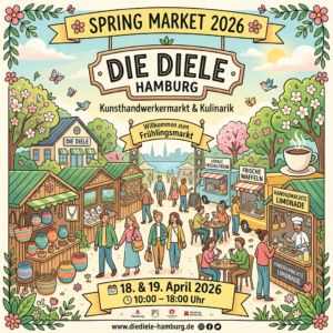 FireflyGeminiFlash🌸 Spring Market 2026 Die Diele Hamburg 🌸 Kunsthandwerkermarkt Kulinarikerstel 480338 | NORDISCH LIFESTYLE Firefly GeminiFlash 🌸 Spring Market 2026 Die Diele Hamburg 🌸 Kunsthandwerkermarkt Kulinarikerstel 480338