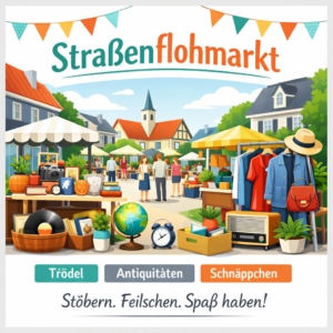 Straßenflohmarkt